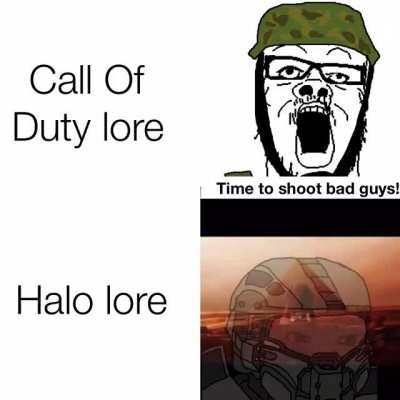 COD lore vs Halo lore [OC]