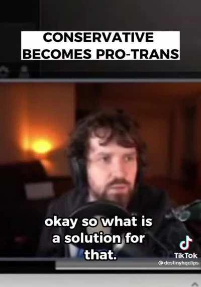 Suddenly pro-trans people