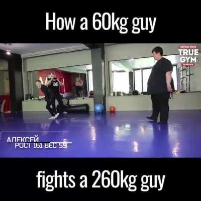 Weight advantage in action