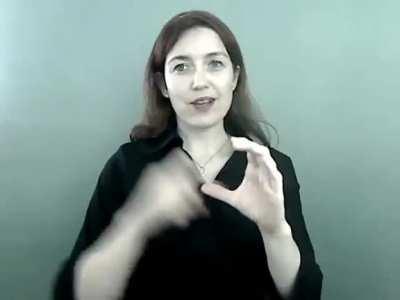 the sign language for “communism” is great