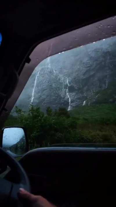 On the way to Milford Sound, New Zealand