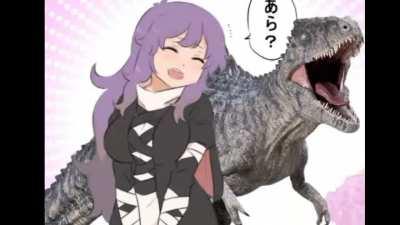 Giganotosaurus x Byakuren Hijiri 