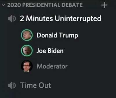 How the virtual presidential debate would go.