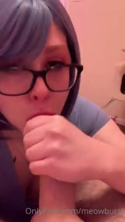 Meowburst blowjob