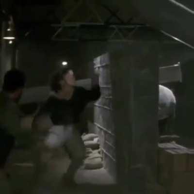 Jackie Chan’s parkour movements were incredibly smooth