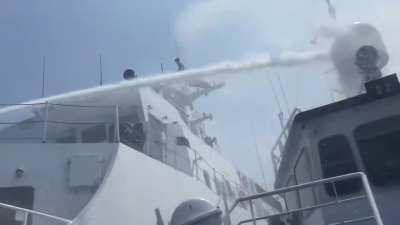 WATCH: Video shows exact moment Chinese Coast Guard collided with Philippine vessel | BRP Datu Bankaw near Scarborough Shoal, Tuesday, April 30.