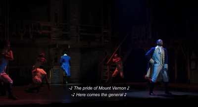 The most BADASS entrance in broadway history