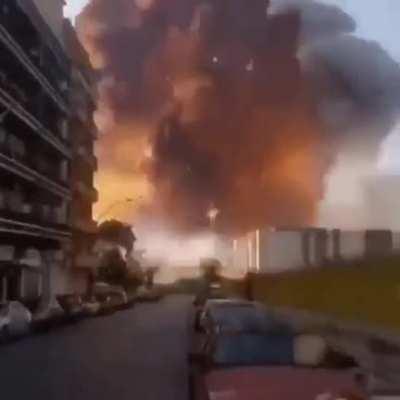 Beirut Explosion 0.25x speed