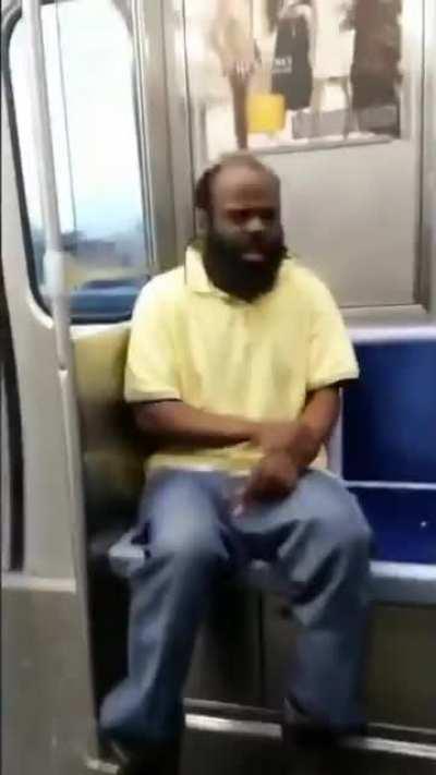 Crackhead tweaking out in Dallas on the DART bus