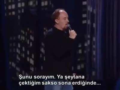 Louis CK çok iyi amk. (2005, Cehennem ve şeytanlar hakkında)