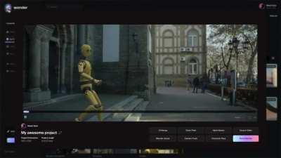 Wonder Dynamics is a web-based editor that simplifies the process of adding CG characters to any scene for filmmakers. It automates much of the technical work, such as motion capture and lighting, leaving artists with more time for creative tasks. The VFX