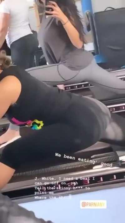 Working for a bigger booty