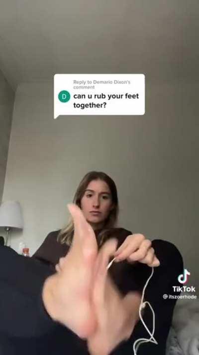 Rubbing Feet together ASMR @itszoerhode