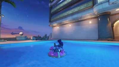 Was exploring the new maps in custom and found out u can sit on the rubber duck in the pool