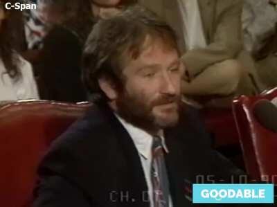 During the height of America's homelessness crisis in the 1990s, Robin Williams asked to testify before the Senate. He spoke with compassion, humility, and hope. It's the best two minutes you'll see today...