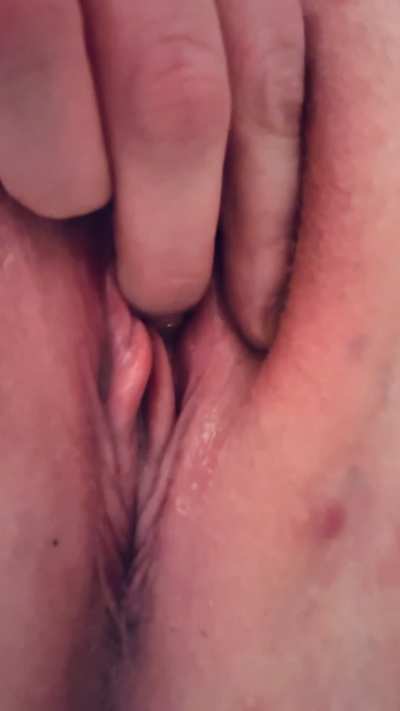 I barely needed to touch my clit before cumming I was so horny, pulsing @0:09 