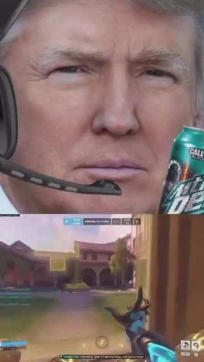 Biden vs Trump playing Overwatch