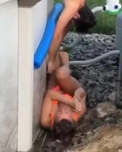 Shed-to-Trampoline-To-Pool, WCGW?