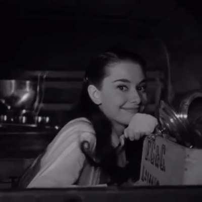 Audrey in 'Roman Holiday'