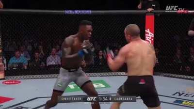 All knockdowns by Israel Adesanya in the UFC