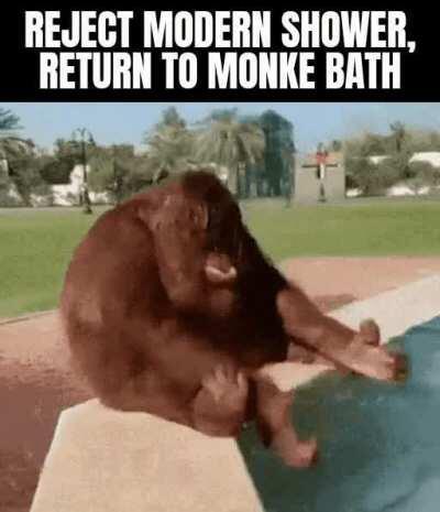 Monke bath