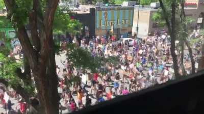 Timelapse of the march down Colfax this morning