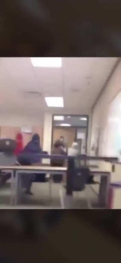 White kid uses the N word then runs away screaming for help