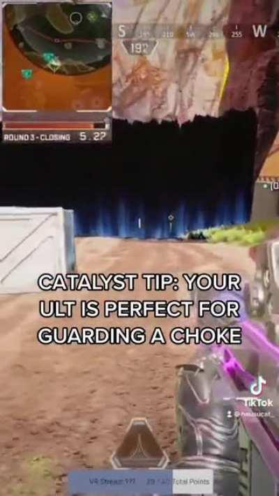 Use Catalyst’s ult to hold chokes/edge-guard.