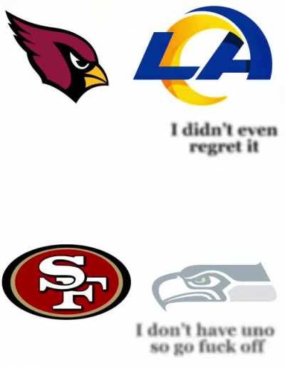 🔥 The NFC West everybody : NFCWestMemeWar