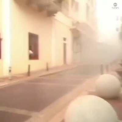 A bride’s wedding video interrupted by the explosion in Beirut