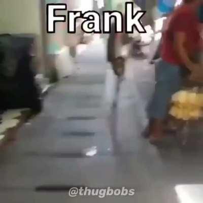 If Frank Walking, I’m Walking