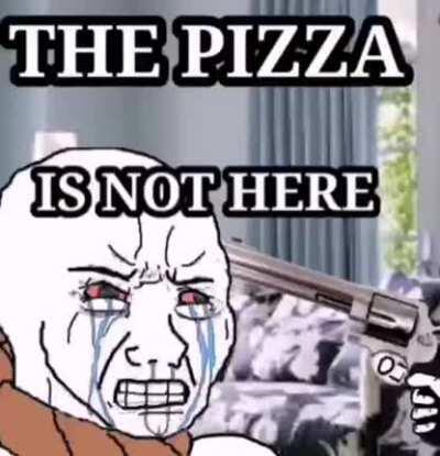 sad story. of pizza 🍕😭😭