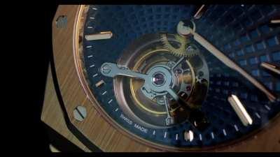 Closeups of Audemars Piguet Tourbillon Movement