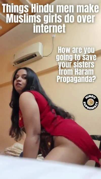 How are you going to save your little sisters from falling for Haram Propaganda?!