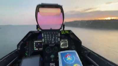 POV: You are a viper rider who makes low pass on Aegean Sea. [video]