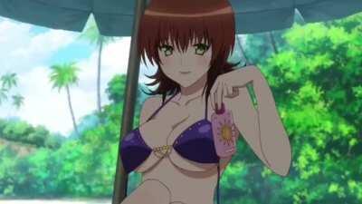 Mikado Ryouko sexy bikini wants sunblock on her body