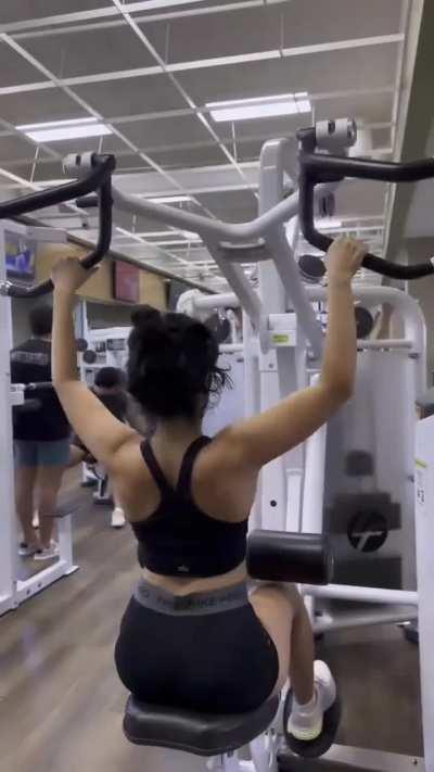 Camila today at the gym in Miami