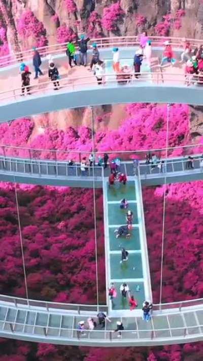 Ruyi Bridge is a footbridge in Taizhou, Zhejiang China, made up of three bridges.