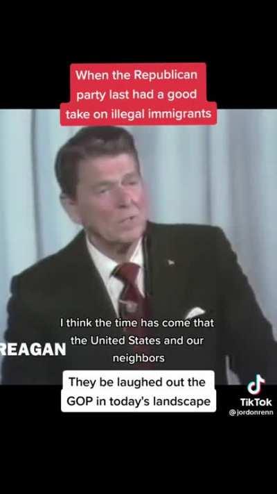 George H. W. Bush and Ronald Reagan’s views on illegal immigration