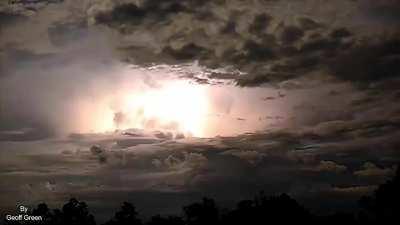 Time lapse of a storm in Western Australia