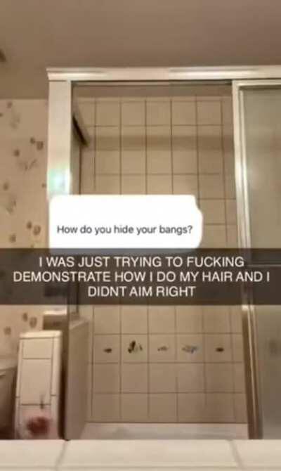 to do a hair demonstration