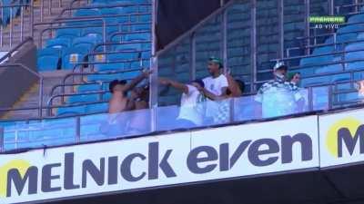 A &quot;fight&quot; at today's match between Grêmio and Palmeiras