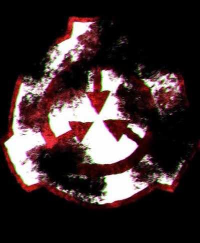 Glitching SCP Foundation logo, enjoy