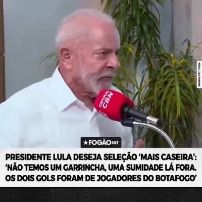 The Brazilian President Lula said he recently met with the president of the Brazilian Football Confederation. Lula proposed that only players based in Brazil should be selected for the national team, excluding those playing abroad, to give more opportunit