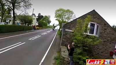 ISLE OF MAN - TT race - Rider Jamie Hamilton is OK, just a broken leg