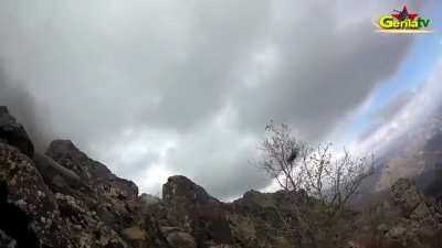 PKK insurgents ambush a Turkish stronghold with grenades and small arms fire. 22 October, 2018