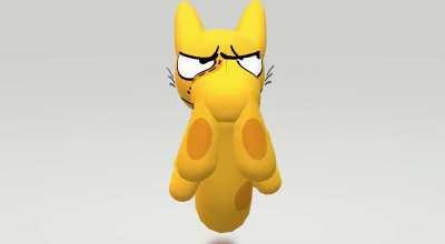 Made a little Catdog model on paint 3D out of boredom and I thought y'all might like it.