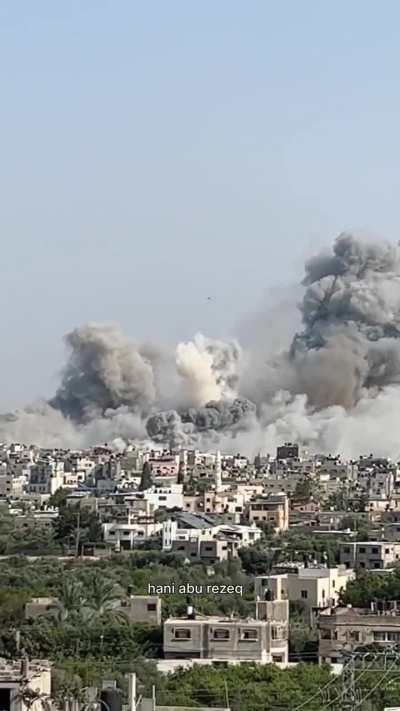 IDF air striking Gaza city (October 8,2023)