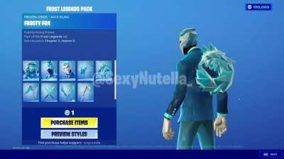 Frost Legends Pack - Item shop Preview via @sexynutella_