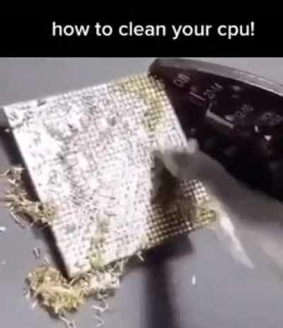 Cursed CPU Cleaner